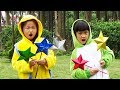 Finger Family Songs Colors With Colorful Stars - Kids Nursery Rhymes Songs 色の歌 - 赤ちゃん 童謡 色を学ぶ 子供のための