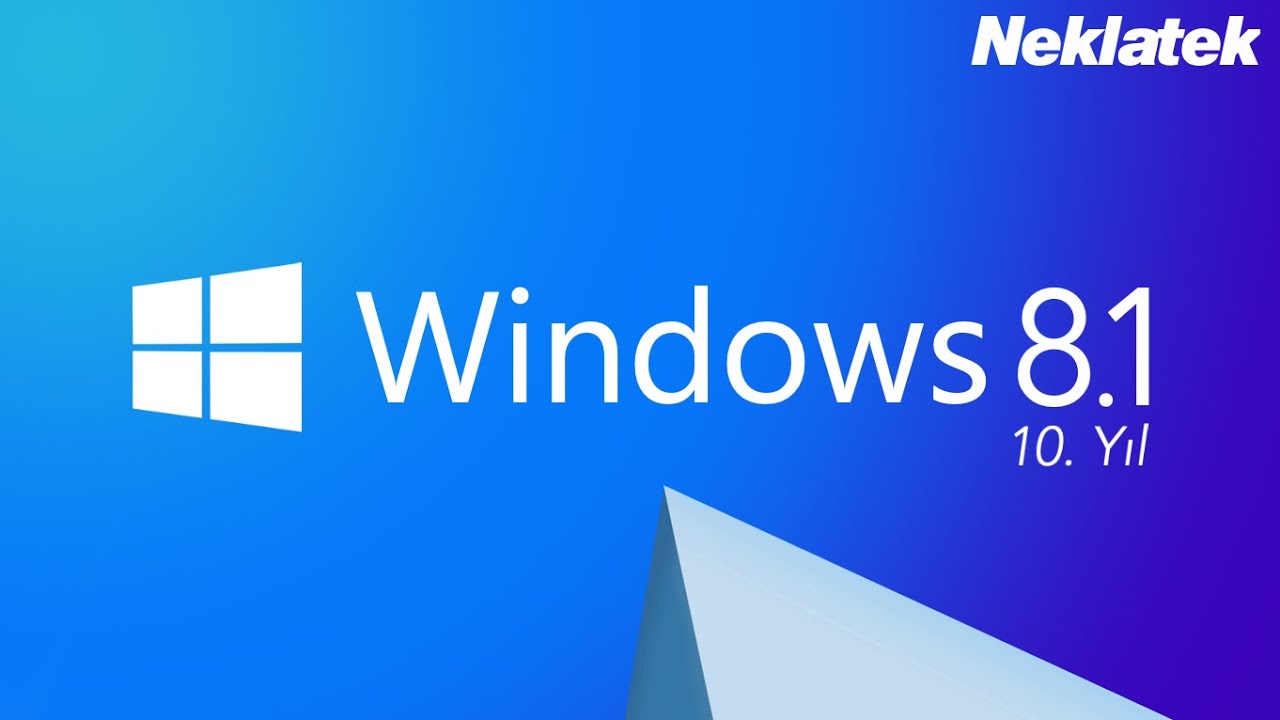 Windows 8.1 10. Yıldönümü | Windows 8.1'e Genel Bakış - YouTube