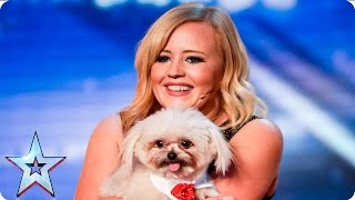 Dancing dog Trip Hazard has all the right moves  | Week 1 Auditions | Britain’s Got Talent 2016