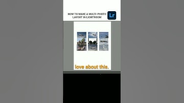 How to Make a Multi-Photo Layout in Lightroom