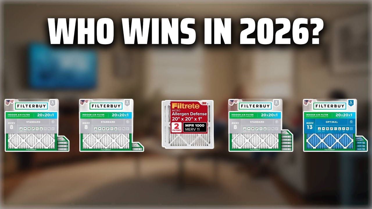 The Top 5 Best Filterbuy 20x20x1 in 2026 - Must Watch Before Buying!
