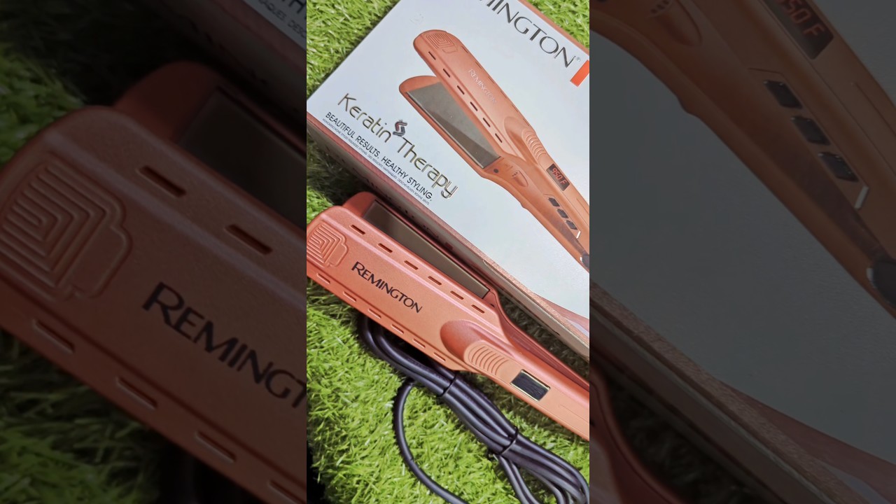 Unboxing Remington Straightener || keratin therapy || Sabir Cosmetics || 