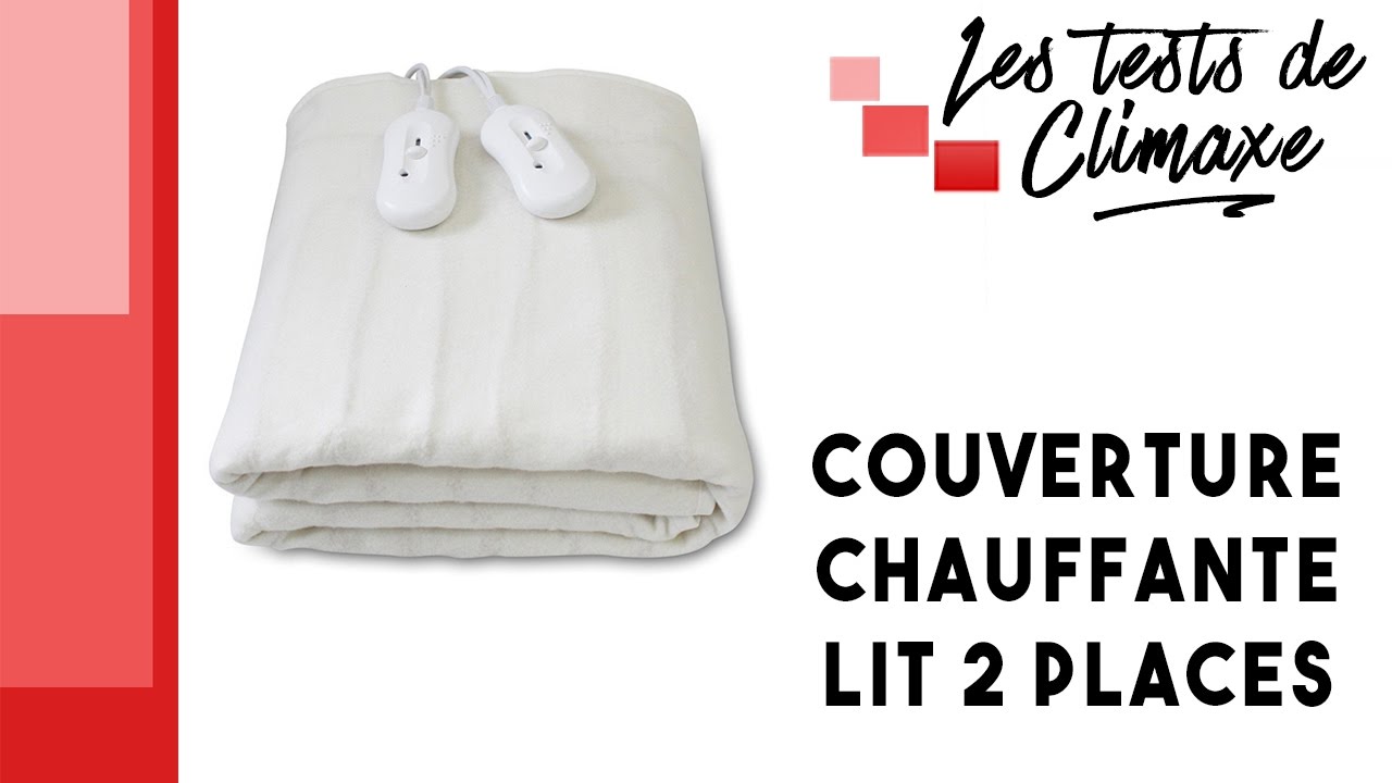 Test d'une couverture chauffante (surmatelas chauffant) Wizideals pour 2  personnes 