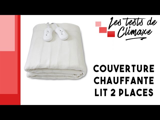 Test d'une couverture chauffante (surmatelas chauffant) Wizideals pour 2  personnes 