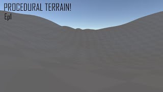 Procedural Terrain In Unity Part 1 || Getting The Base Terrain