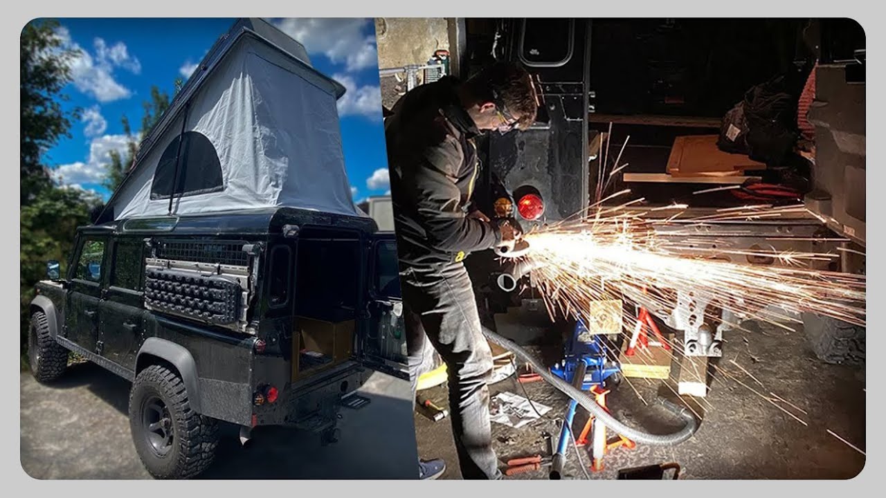 Aufstelldach selbst im Camper einbauen - ORYX SOLUTIONS Skinny Lou für Land Rover Defender 110 TD5