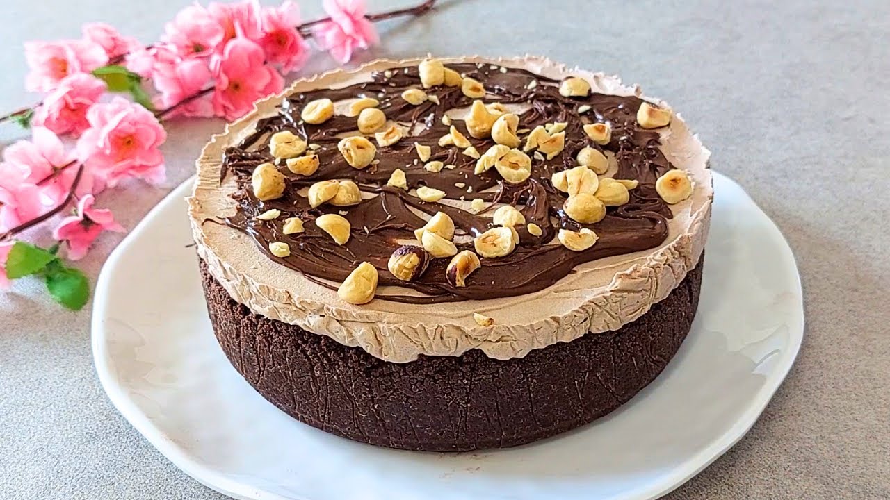 Торт-мороженое с нутеллой! Тает во рту! Это лучший торт в мире!