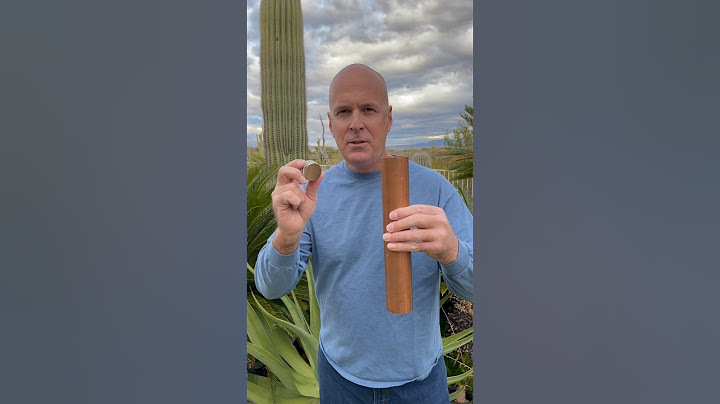 Strong magnet floats through copper pipe #physics #magnet