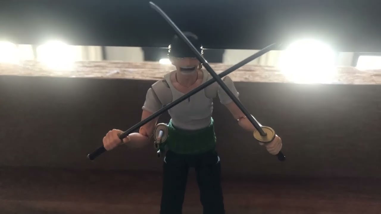 Zoro VS Sasuke Stop motion 