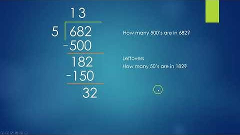 Long Division: What in the world is going on??