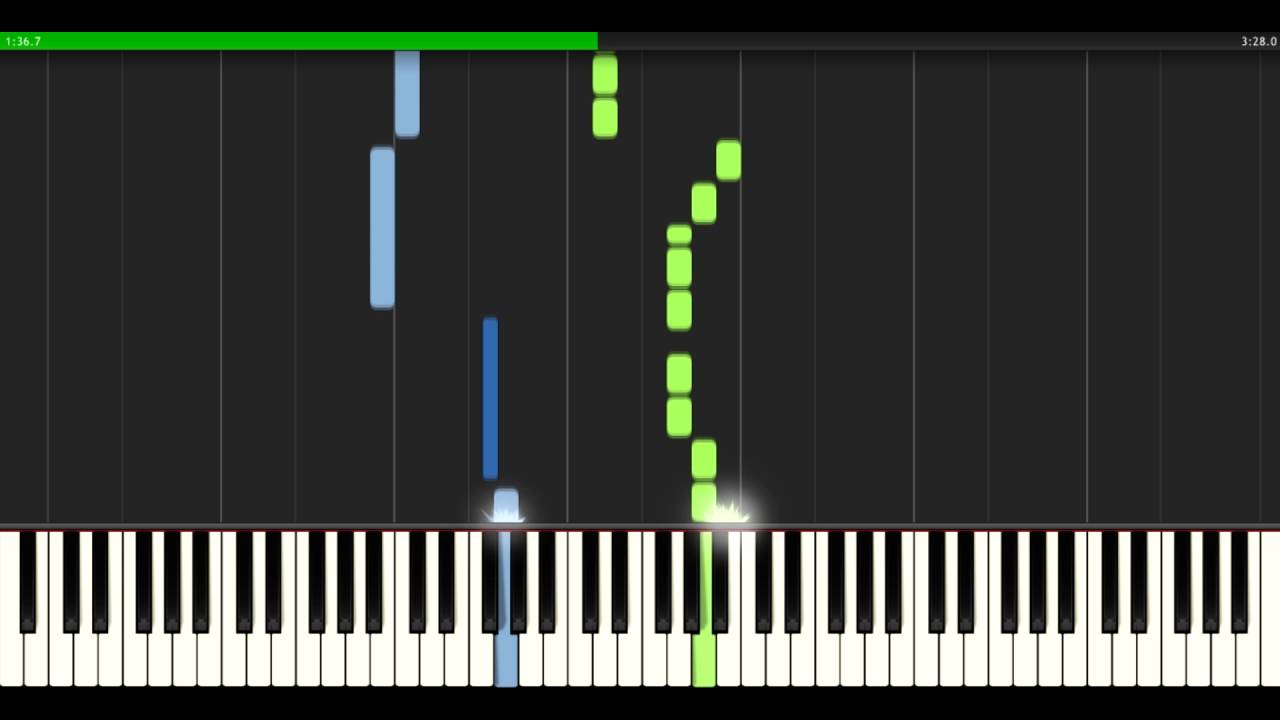 Calvin Harris - My Way [Piano Tutorial] (Synthesia)