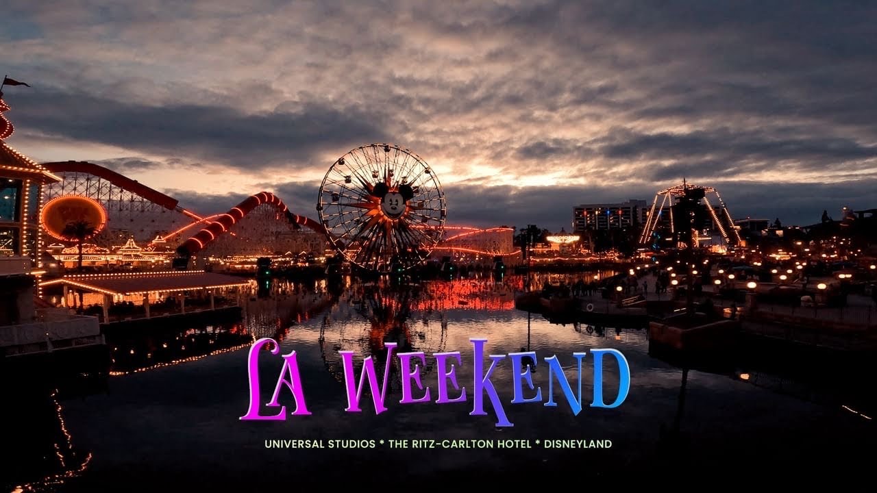 LA Glam Weekend | Disneyland | Universal Studios | Orange County| 4K Trailer | Family Adventures