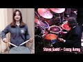 Steve gadd  crazy army marching snare cover