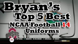 Best Uniforms in NCAA Football 14