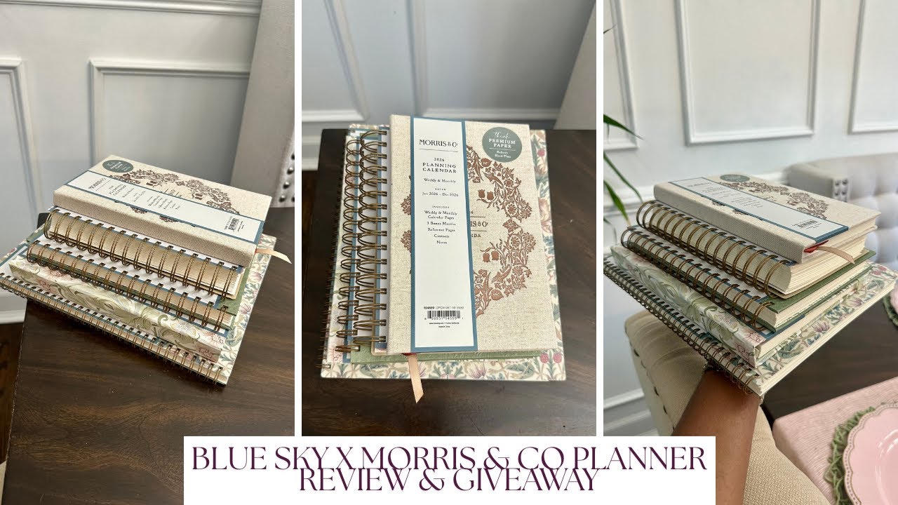 Обзор планировщика Blue Sky x Morris & Co 2026: розыгрыш завершен