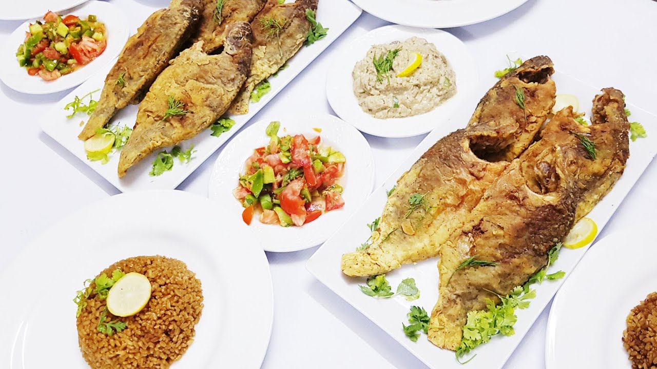 محتارة تاكلى اية بكرة!! تعالى اقول لك /سمك مقلى بطريقة المطاعم تحفة 👌👌