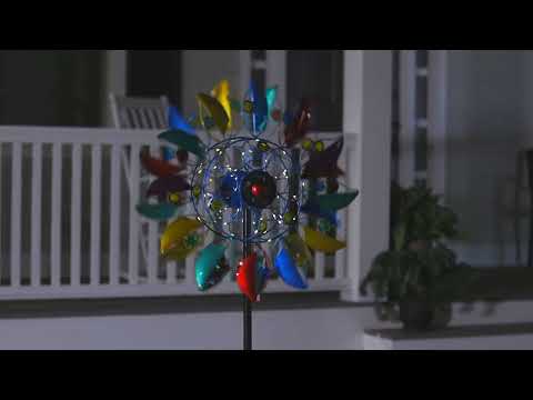 Radiant Jewel Solar Wind Spinner (R6858)
