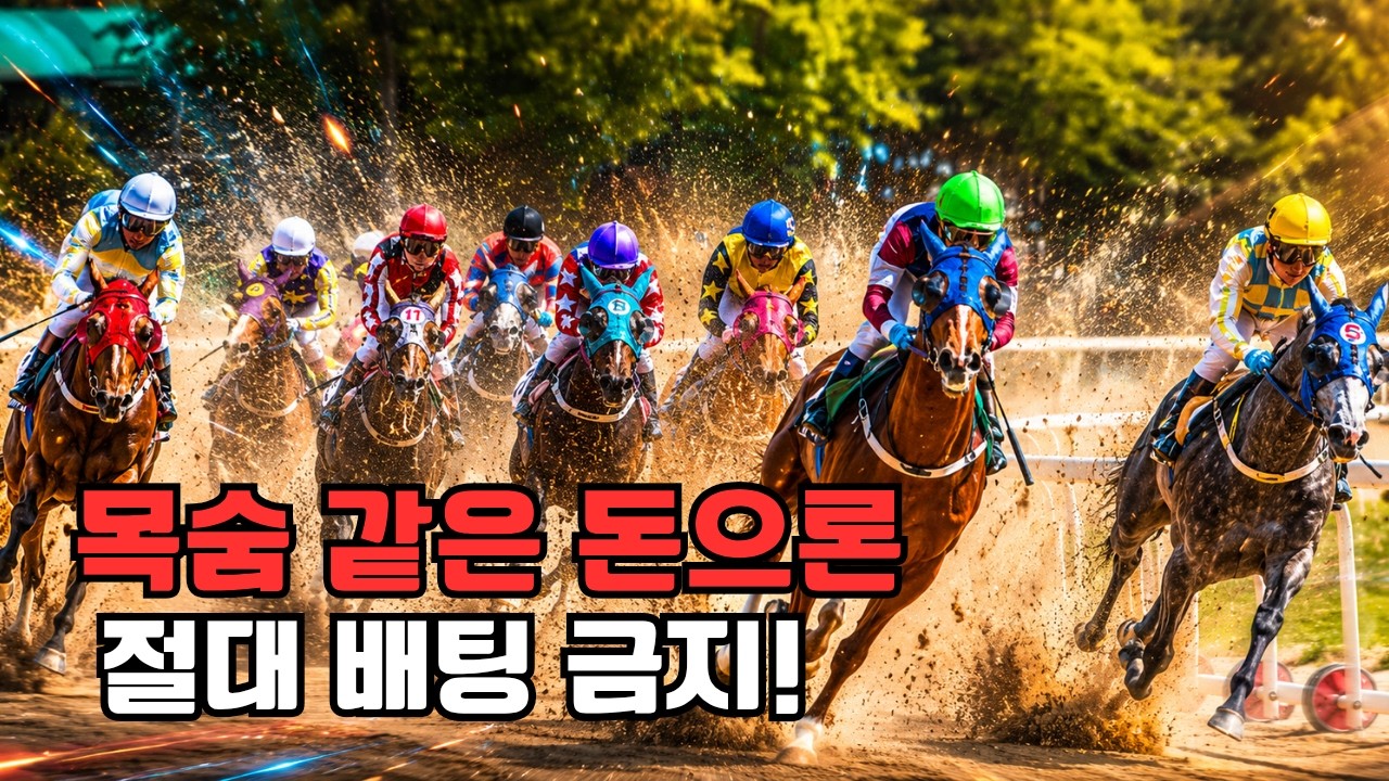 경마배팅은 "관전, 소액, 승부"를 분리하라