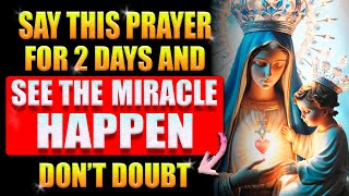 MAKE THIS POWERFUL PRAYER TO OUR LADY OF THE IMPOSSIBLE AND SEE THE MIRACLE BEFORE YOU!