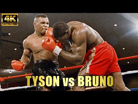 Mike Tyson vs Frank Bruno | KNOCKOUT Boxing Fight | 4K Ultra HD
