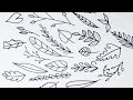 How to Draw Simple Leaves and Vines