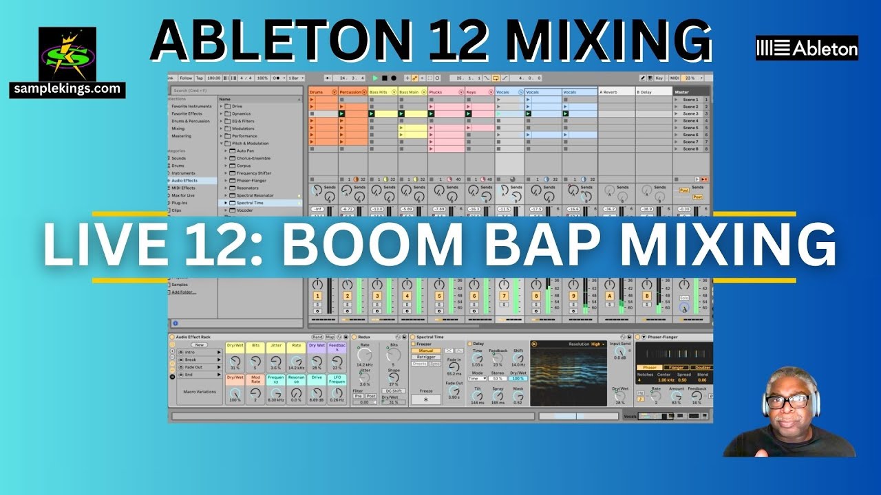 ABLETON LIVE 12: THE BOOM BAP MIXING ON A PRO LEVEL! - YouTube