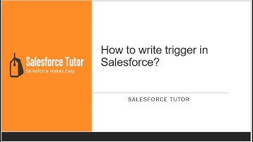 How to write trigger in Salesforce