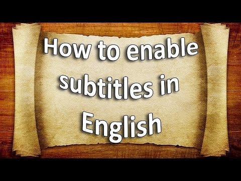 Video: How To Enable Subs