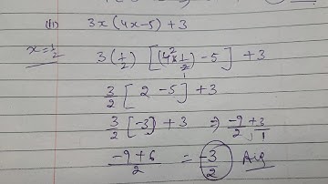 Simplify 3x (4x -5 ) + 3 find it