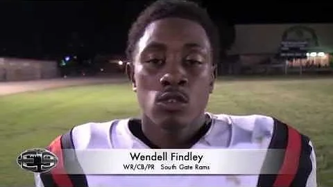 Wendell Findley -South Gate Rams at San Fernando T...
