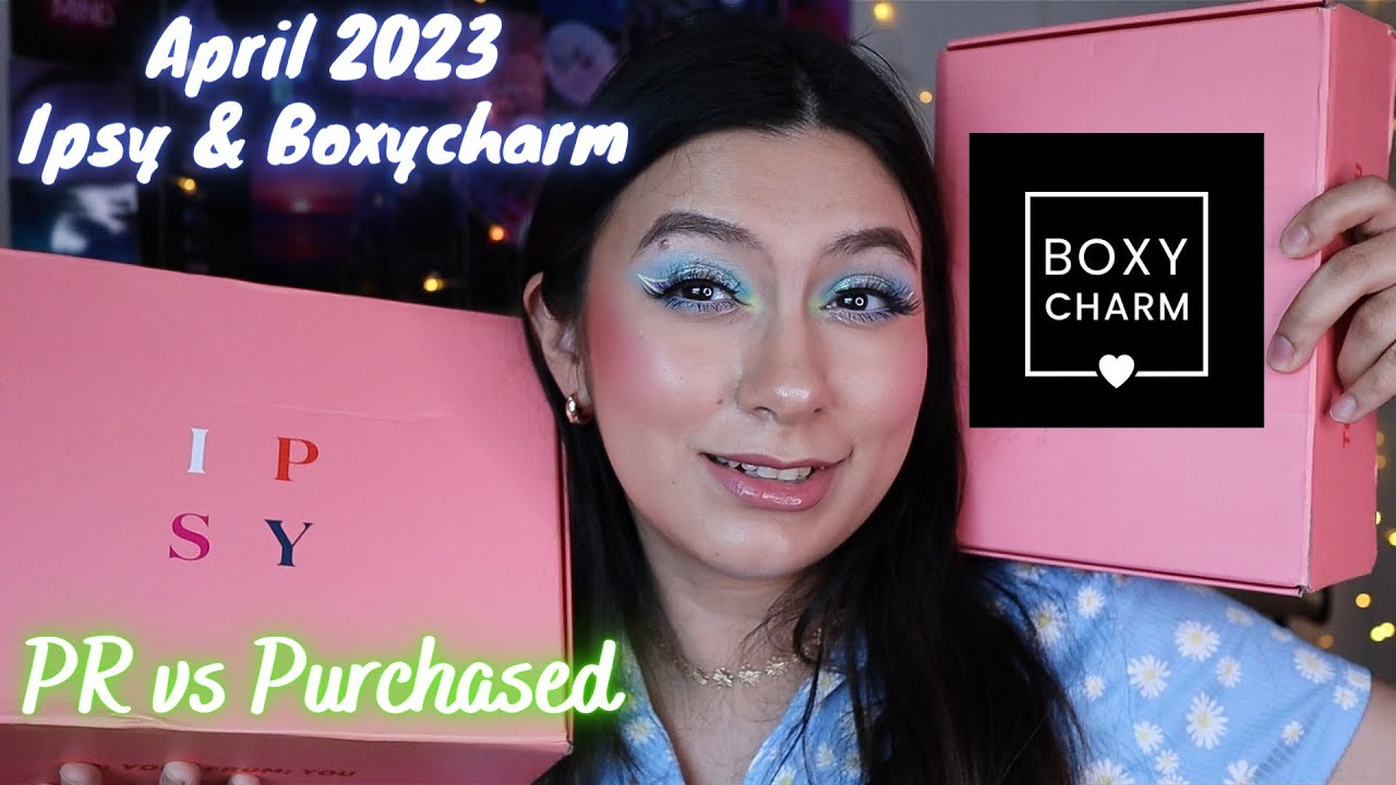 APRIL 2023 IPSY GLAM BAG & BOXYCHARM PR VS. PURCHASED UNBOXING 💙 YouTube