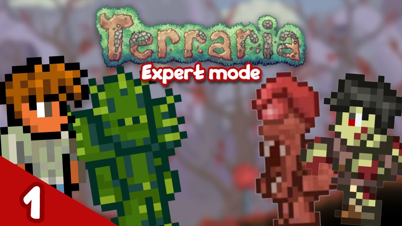 My FIRST TIME Playing EXPERT MODE! (Terraria Expert Mode Part 1) - YouTube