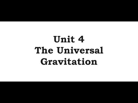 Chapter 4 Gravity (English) - YouTube