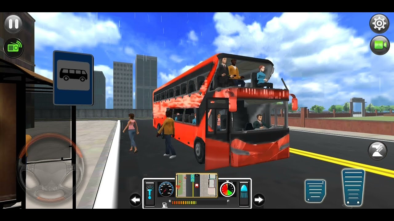 Bus simulator is a great game best driving skills good game for everyone Android games kak 🎮🚒