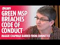 Greens&#39; Maggie Chapman barred from Holyrood committee over breach of MSP&#39;s code of conduct