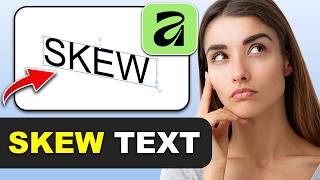 How To Skew Text in Affinity Designer in 2026