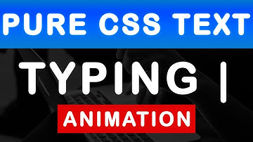 Text Typing Animation Effect using HTML/CSS [No JavaScript] [with SOURCE CODE]