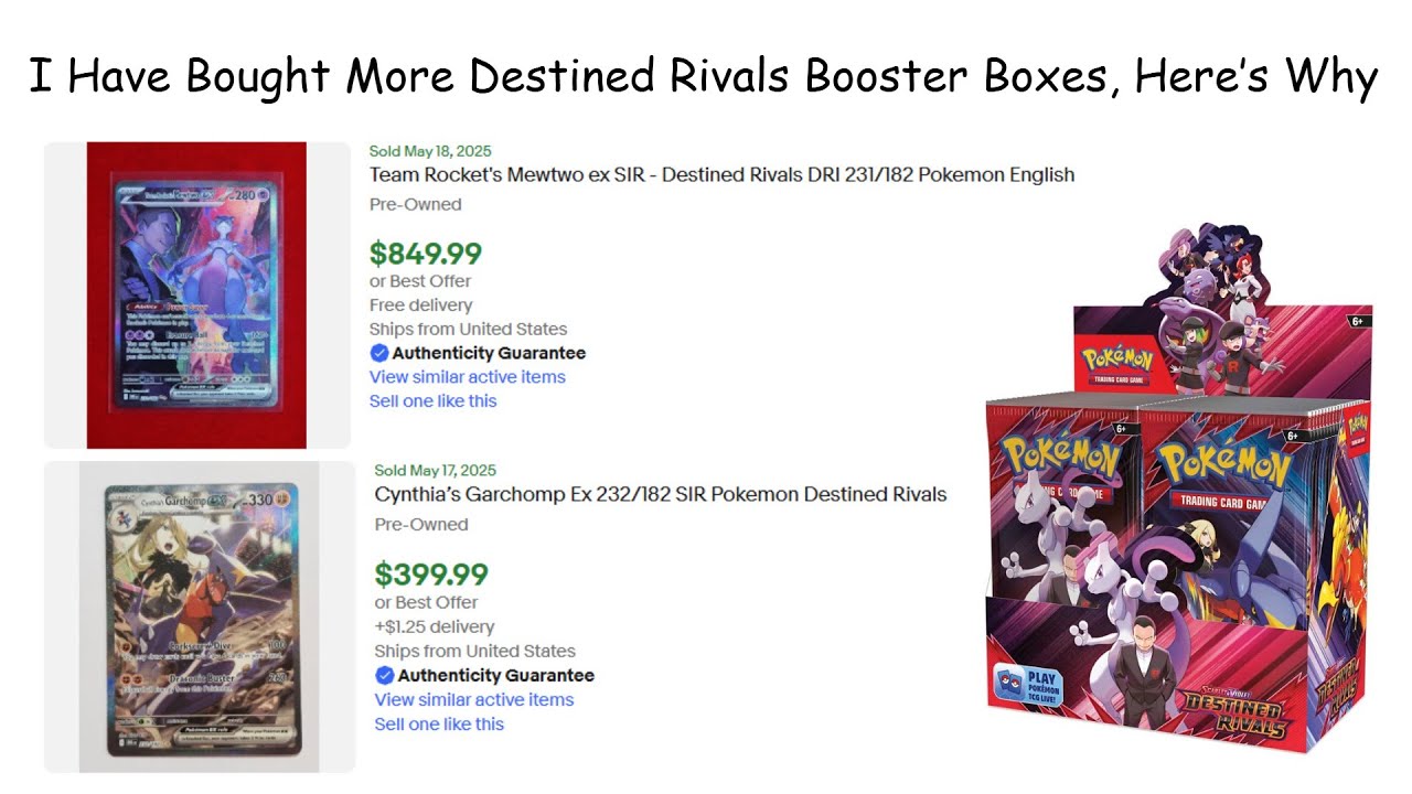 I Have Bought More Destined Rivals Booster Boxes, Here’s Why - YouTube