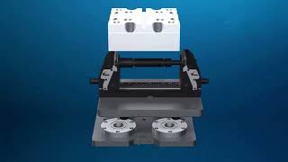 Boost Productivity with Four-Center Zero Point Pneumatic Chuck！