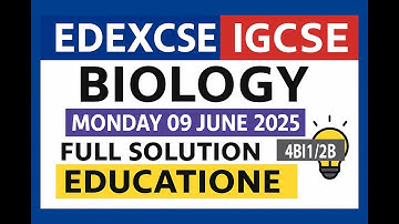🔥 Edexcel IGCSE Biology 4BI1 Paper 2B | June 2025 Full Solution | Complete Exam Paper Explained