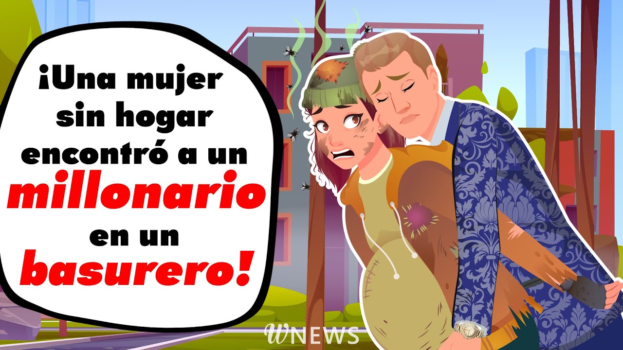 Una indigente embarazada encontró a un auténtico millonario en un vertedero