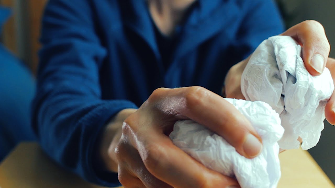 ASMR Tissue Paper Scrunching! (Binaural, No Talking)