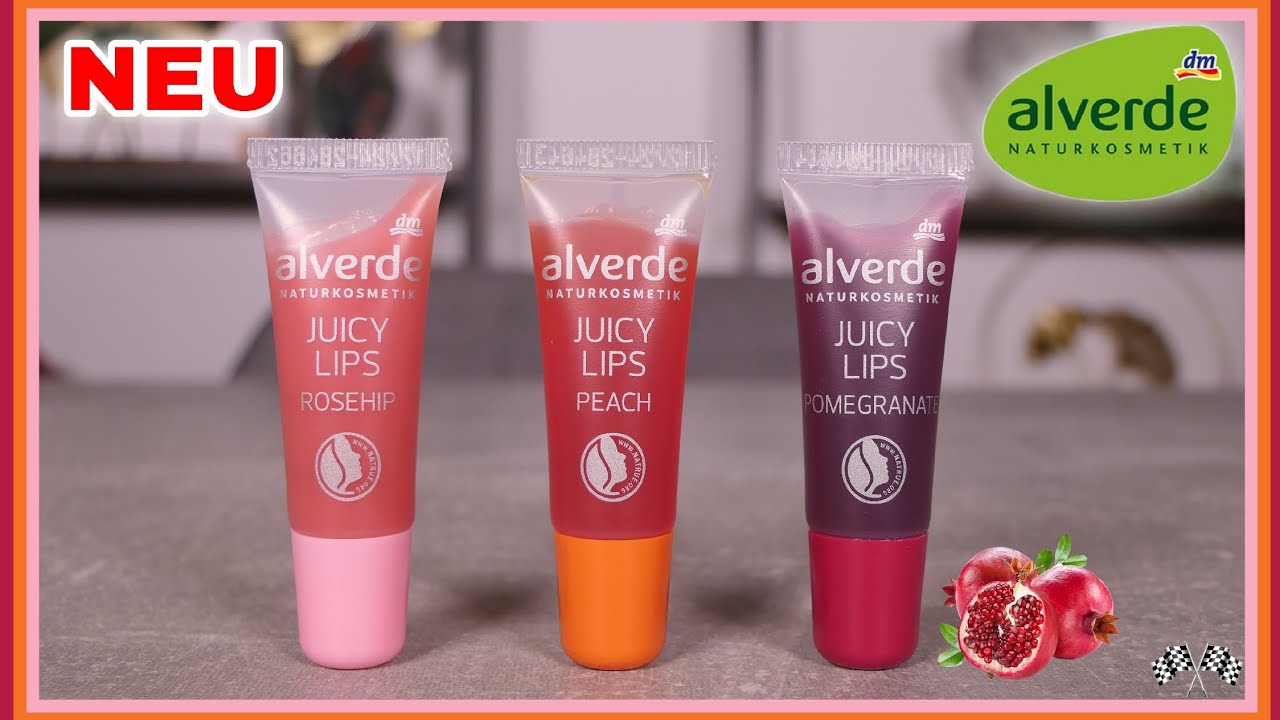 Alverde Juicy Lips Hot New Make Up Naturkosmetik Neuheiten vegan