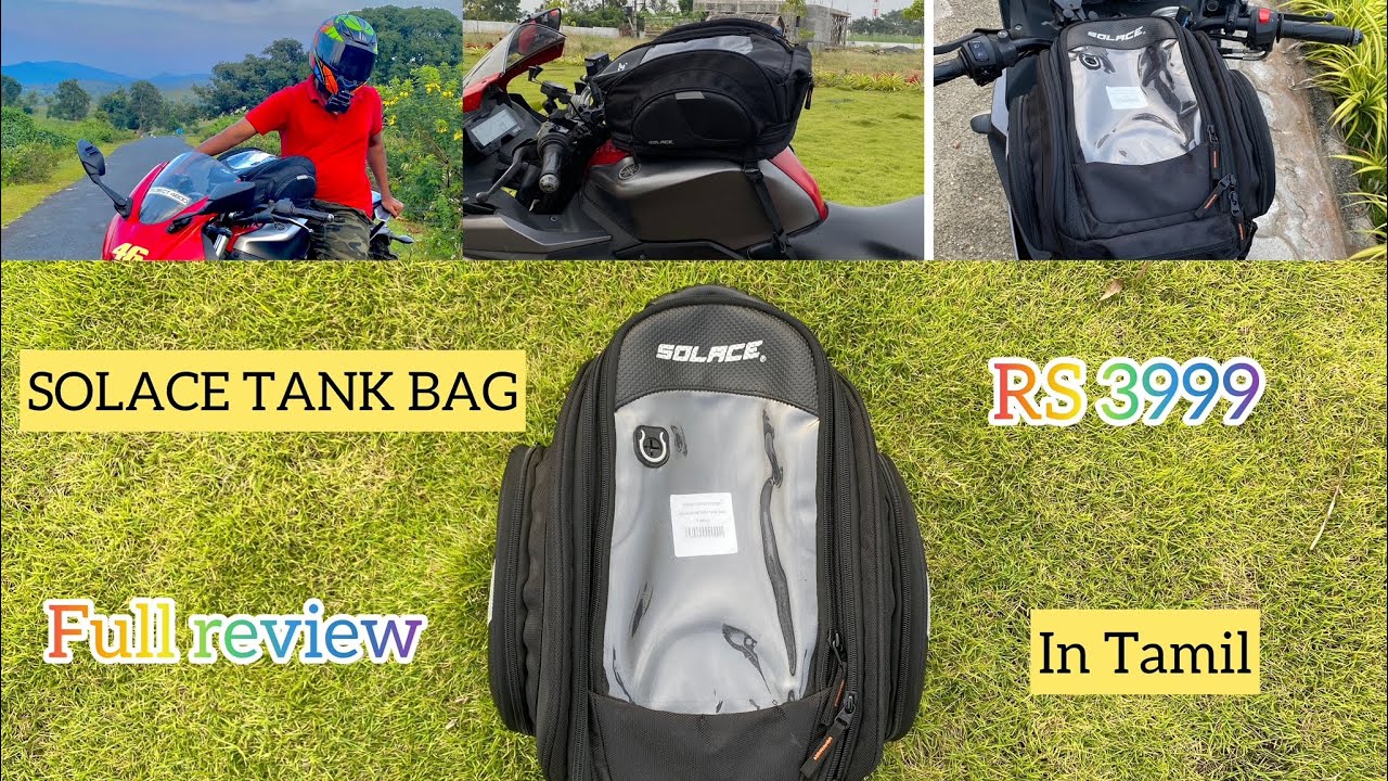Best Tank Bag under RS 3999 SOLACE RIGID Review & Installation r15v3 And All bikes In