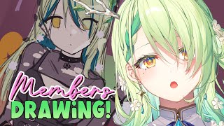 【Members Only】 Drawing GOTH FAUNA 💀🥀