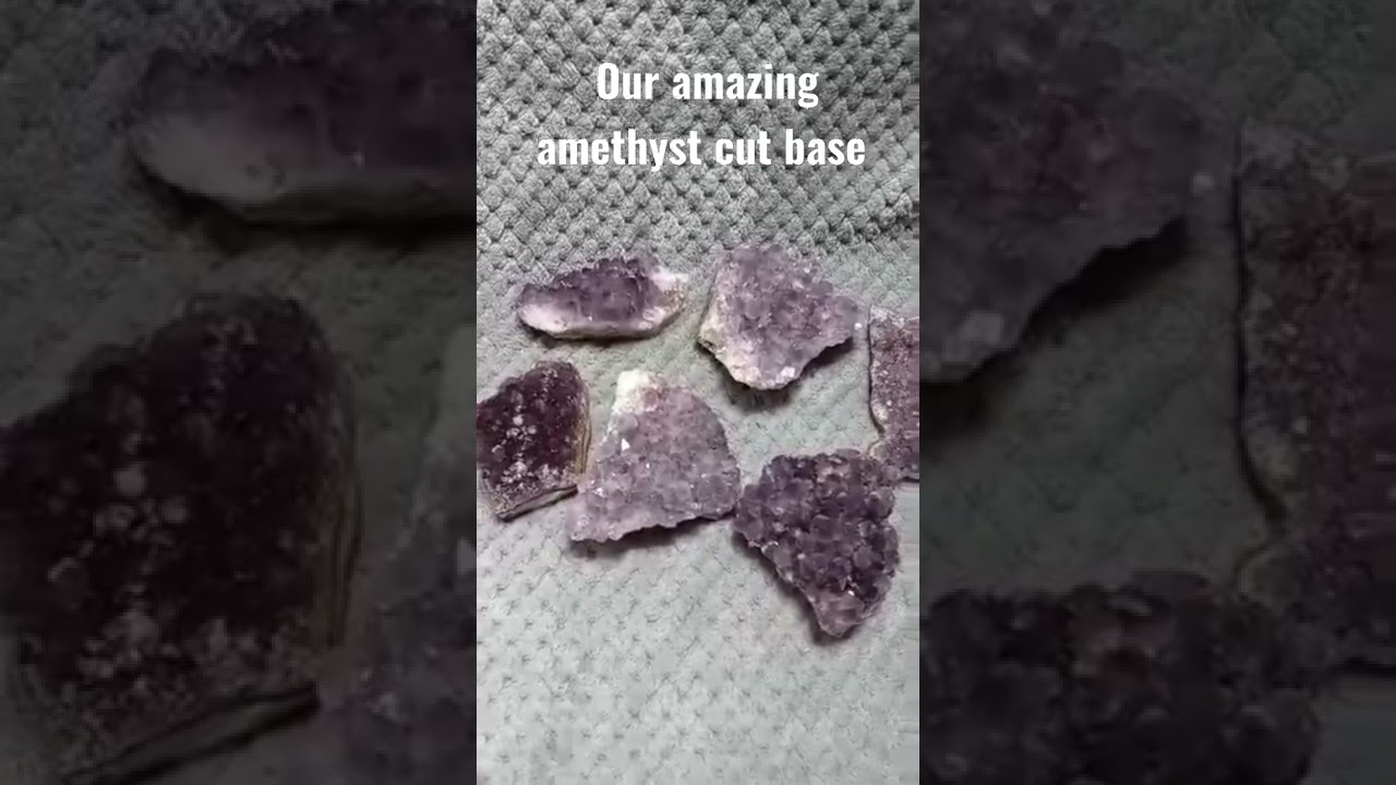 Amazing Amethyst Cut Base in our shop 