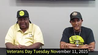 Happy Veterans Day 2025 Billy Dee and Lone Wolf