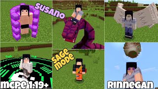 Naruto addon for minecraft pe | anime addon mcpe 1.19 | minecraft anime addon | addon mcpe screenshot 5