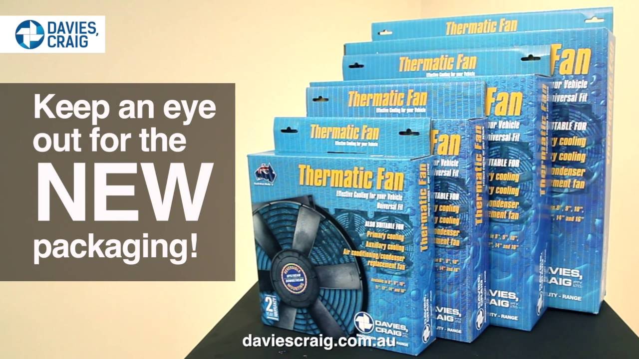 Introducing the NEW Davies Craig Thermatic Fan packaging!
