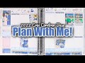 *NEW* Base Plan With Me + How to Line Up Stickers in 2022 Erin Condren Life Planner!